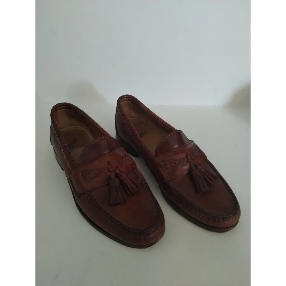 Allen Edmonds Maxfield Tassel Loafers SZ 7 Men's